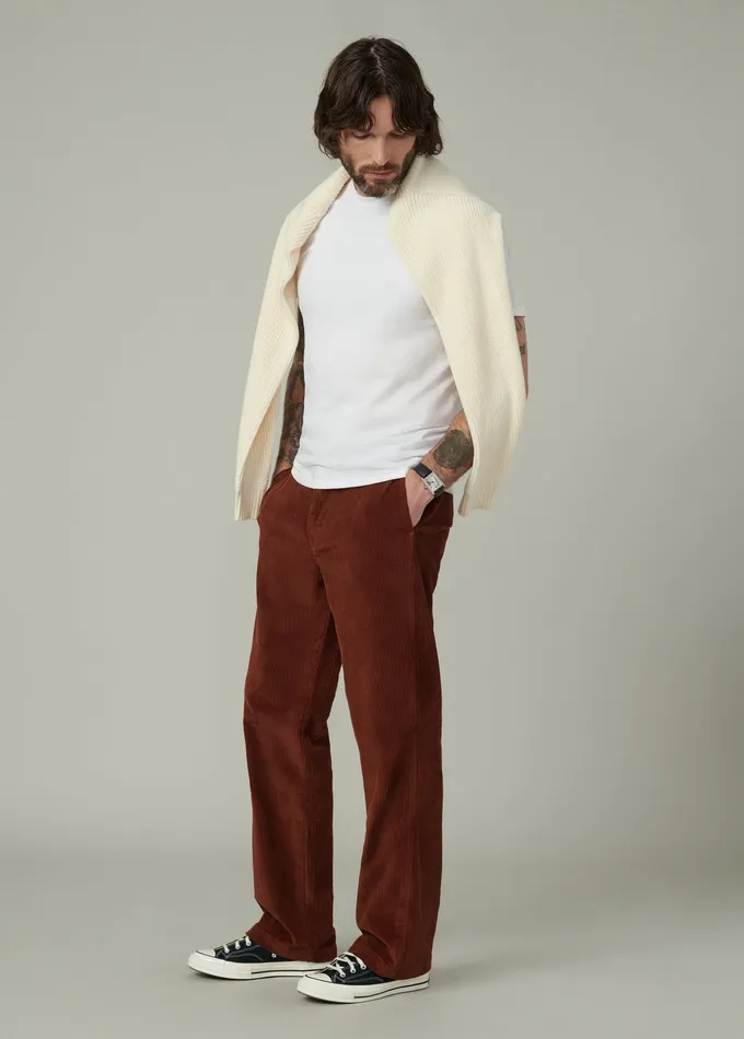 Men Pants Trousers Joe8217s Jeans RELAXED CORD TROUSER 32quot Mocha Bisque