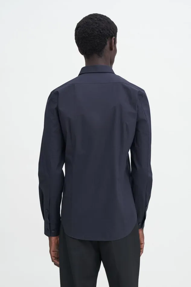 Men Paul Stretch Shirt Navy Filippa K Shirts