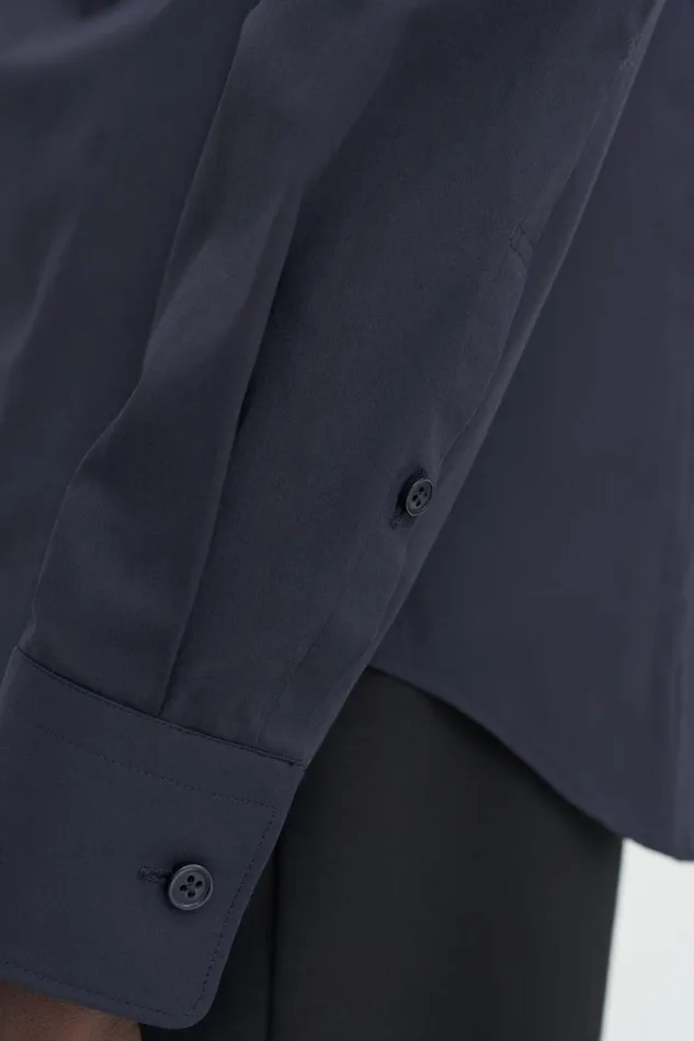 Men Paul Stretch Shirt Navy Filippa K Shirts