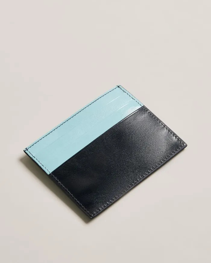 Men RAFFLES 8211 Embossed Corner Leather Card Holder Navy Ted Baker Wallets and Cardholders Men RAFFLES 8211 Embossed Corner Leather Card Holder Navy Ted Baker Wallets and Cardholders