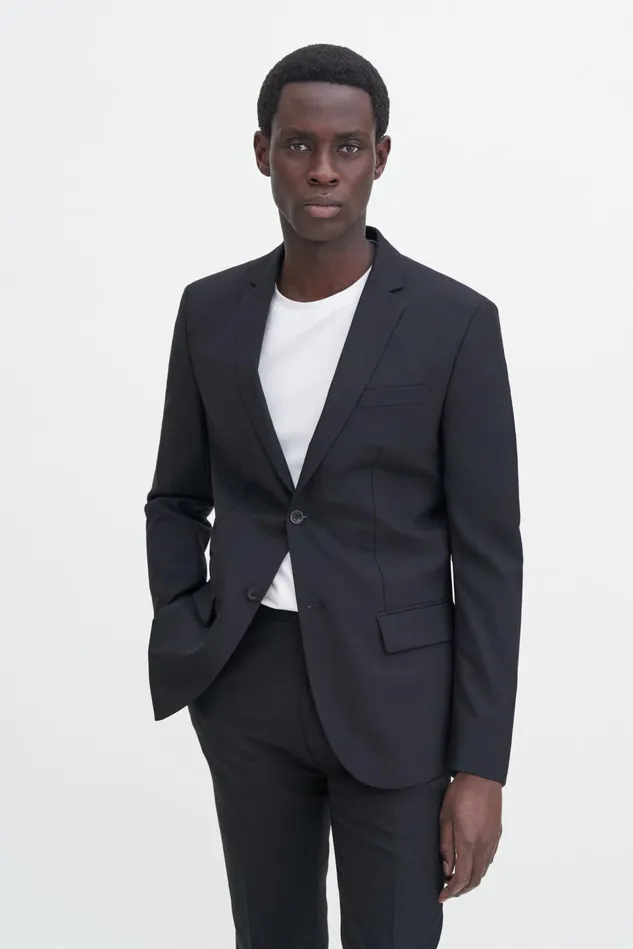 Men Rick Wool Jacket Black Filippa K Suit Jackets