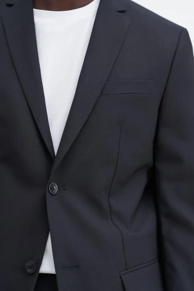 Men Rick Wool Jacket Black Filippa K Suit Jackets