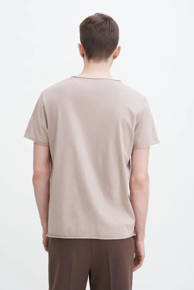 Men Roll Neck Tee Faded Khaki Filippa K TShirts