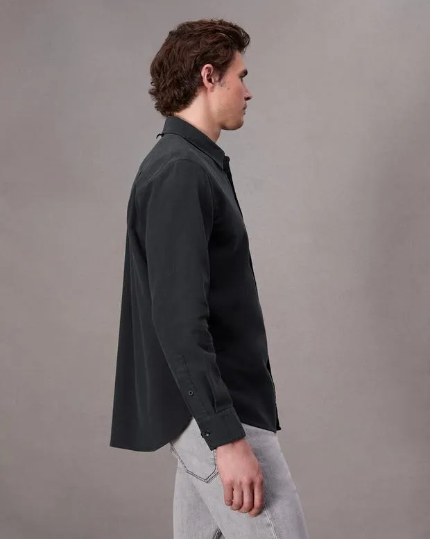 Men Shirts Rag and Bone Finch Corduroy Shirt Black