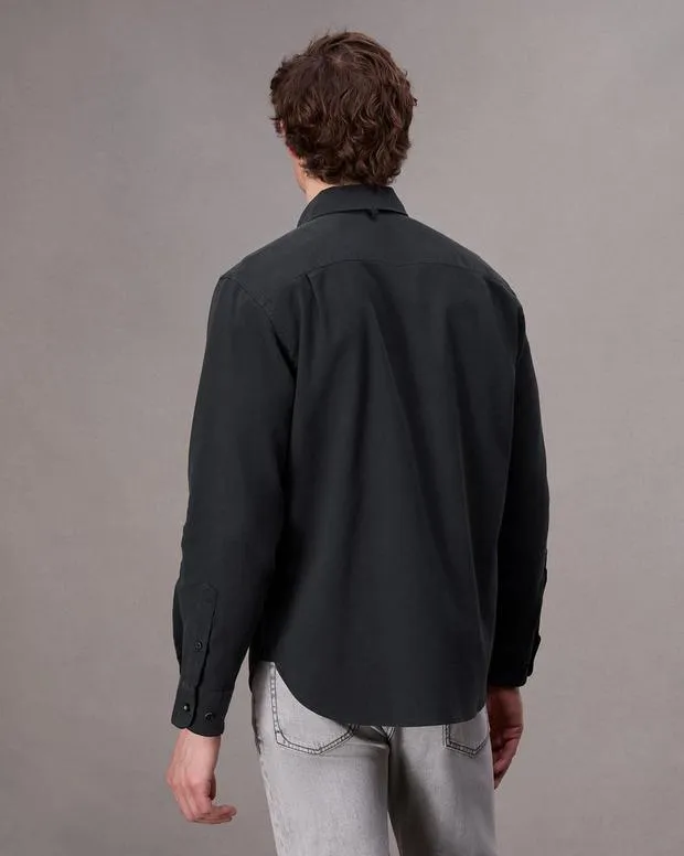 Men Shirts Rag and Bone Finch Corduroy Shirt Black