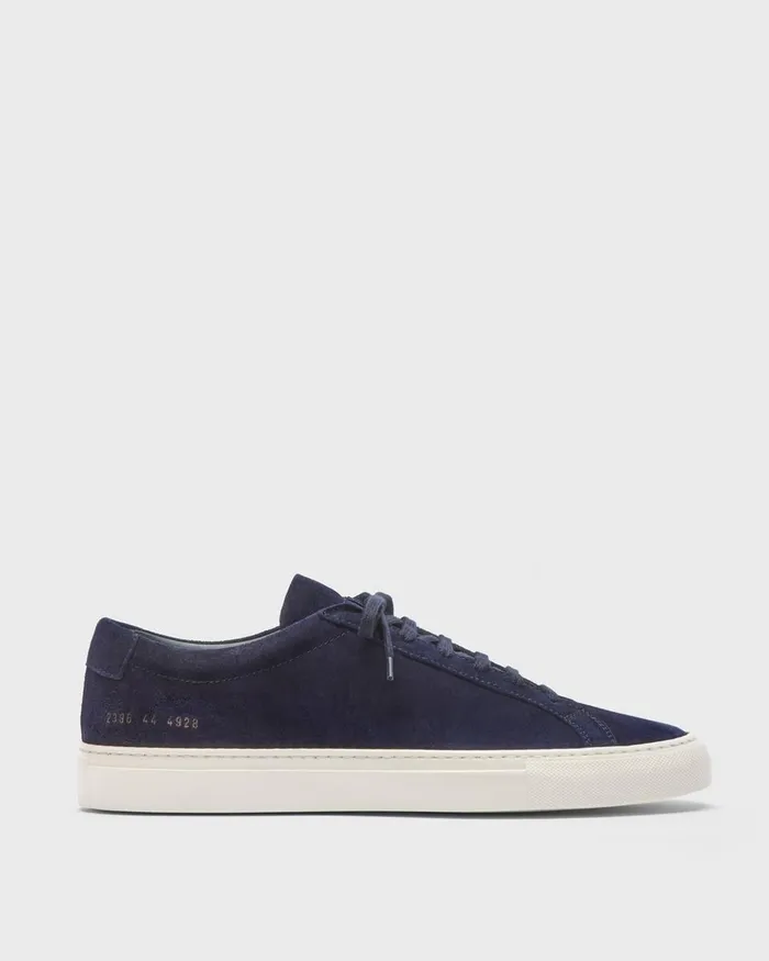 Men Shoes Theory Common Projects Original Achilles Sneakers Navy