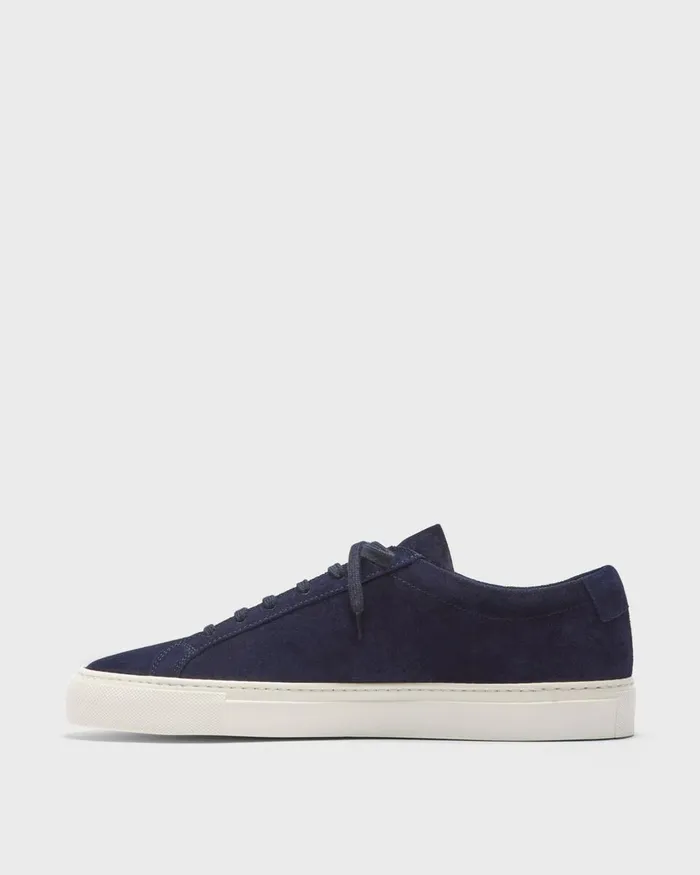 Men Shoes Theory Common Projects Original Achilles Sneakers Navy