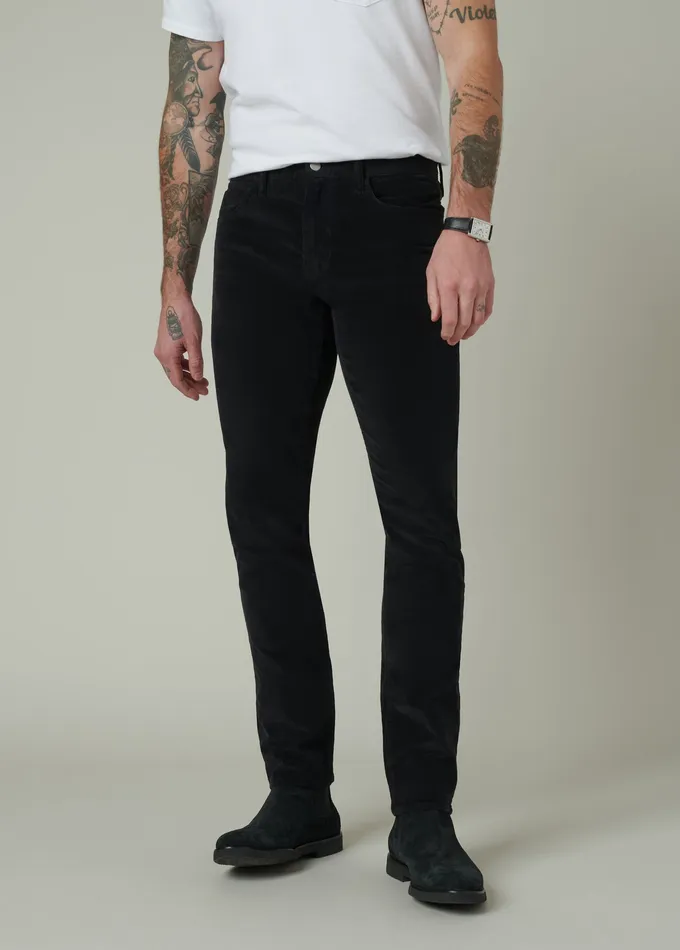 Men Slim Skinny Joe8217s Jeans THE ASHER CORD Black