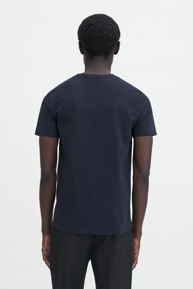 Men Stretch Cotton Tee Navy Filippa K TShirts