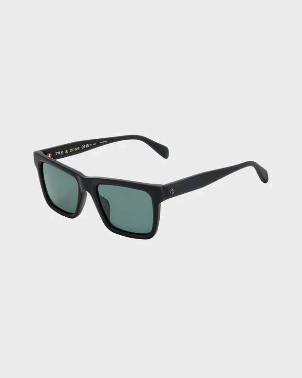 Men Sunglasses Rag and Bone Warren Matte Black