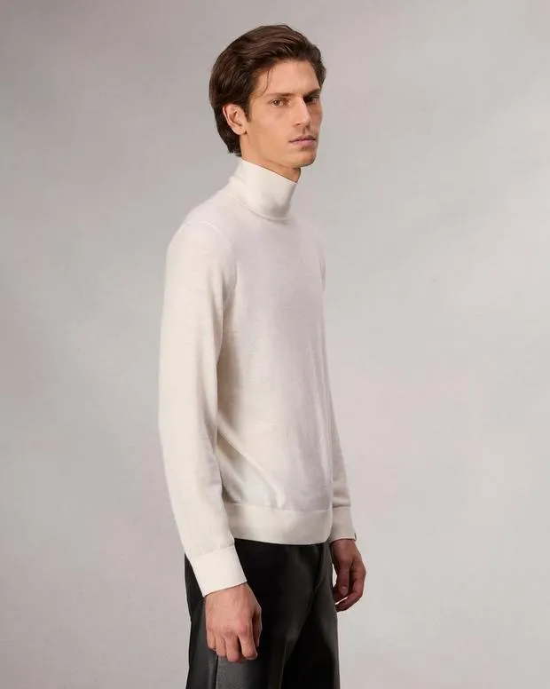 Men Sweaters Rag and Bone Roy Turtleneck Sweater Turtledove