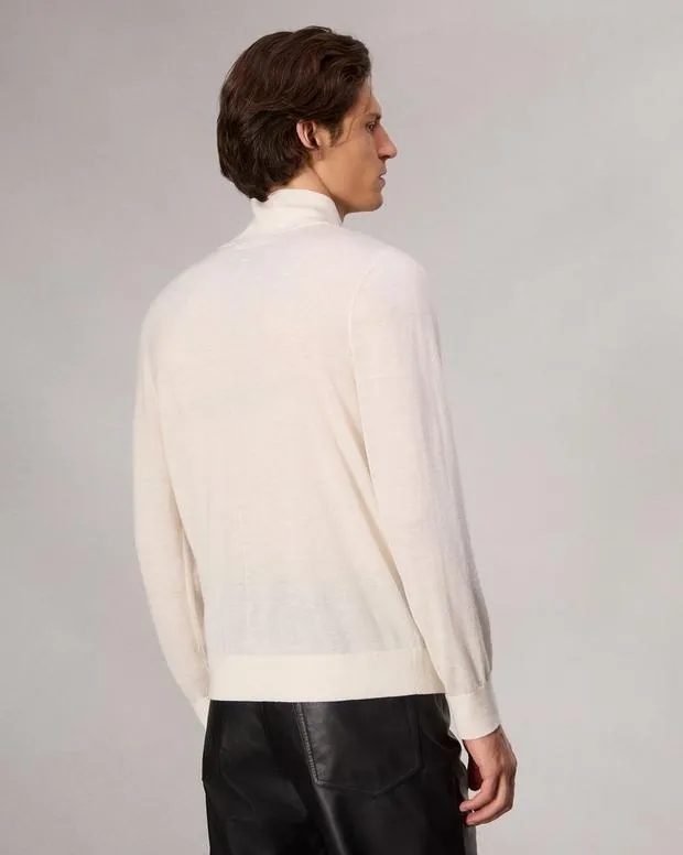 Men Sweaters Rag and Bone Roy Turtleneck Sweater Turtledove