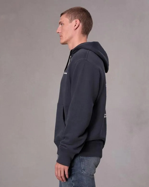 Men Sweatshirts Rag and Bone Lucali Rb Hoodie Black