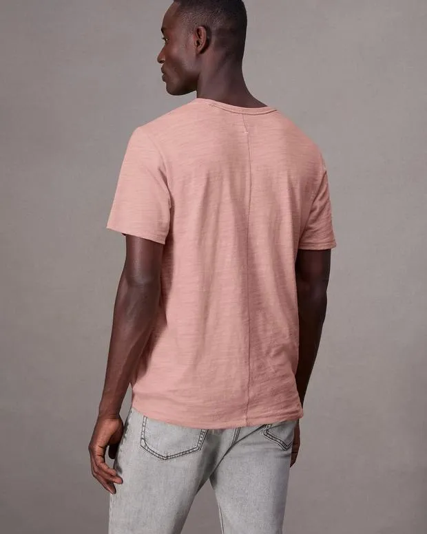 Men TShirts and Henleys Rag and Bone Classic Flame TShirt Rose Pink