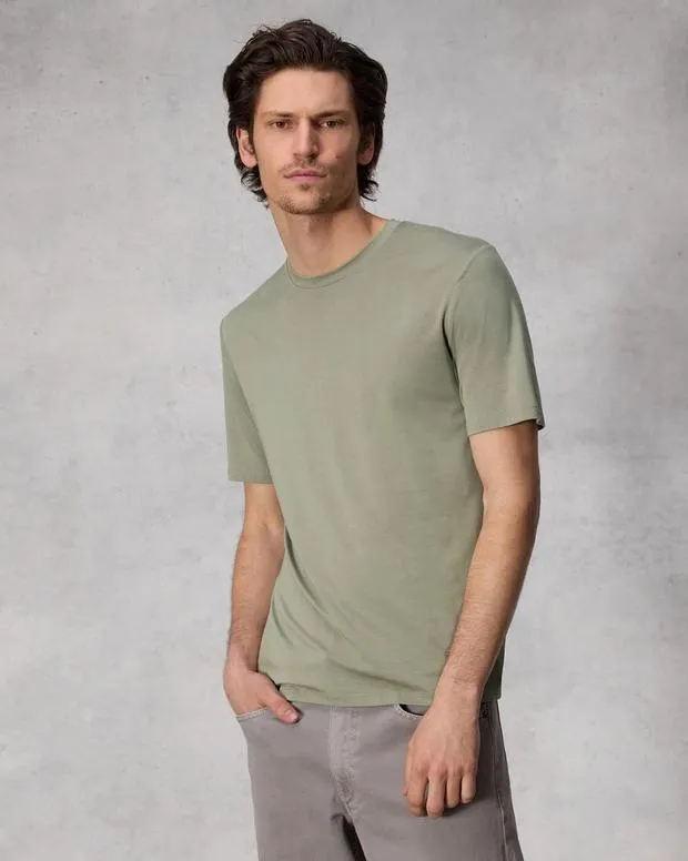 Men TShirts and Henleys Rag and Bone Classic Tech Jersey Tee Faded Army