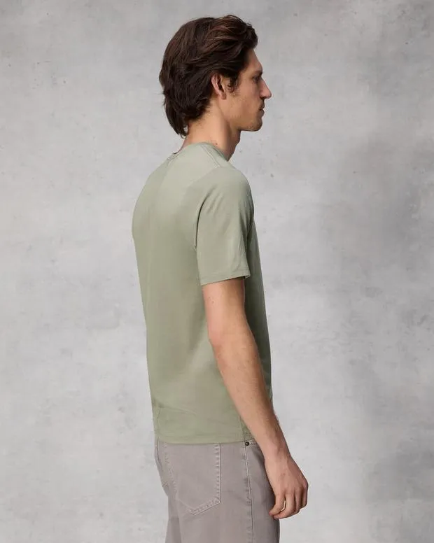 Men TShirts and Henleys Rag and Bone Classic Tech Jersey Tee Faded Army