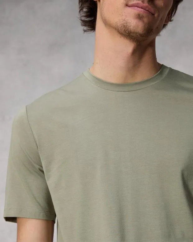 Men TShirts and Henleys Rag and Bone Classic Tech Jersey Tee Faded Army