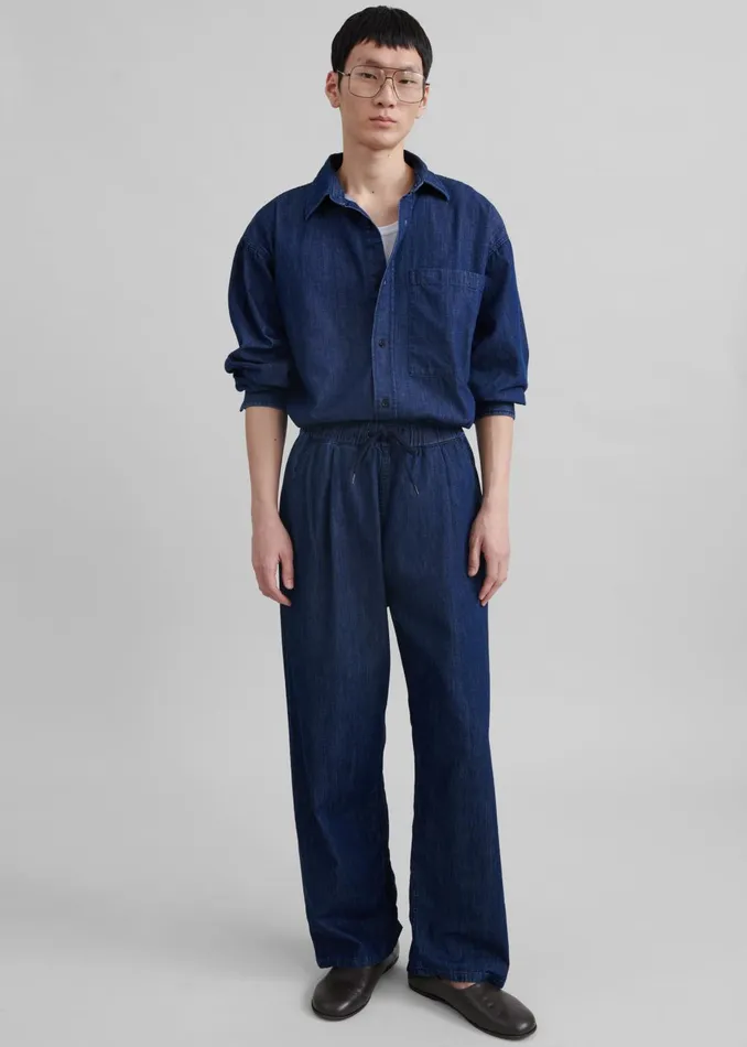 Men Tanner Denim Pants 8211 Raw Wash The Frankie Shop Bottoms