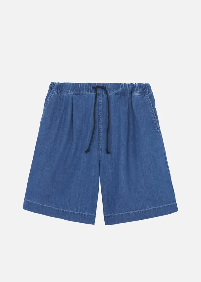 Men Tanner Denim Shorts 8211 Medium Wash The Frankie Shop Bottoms
