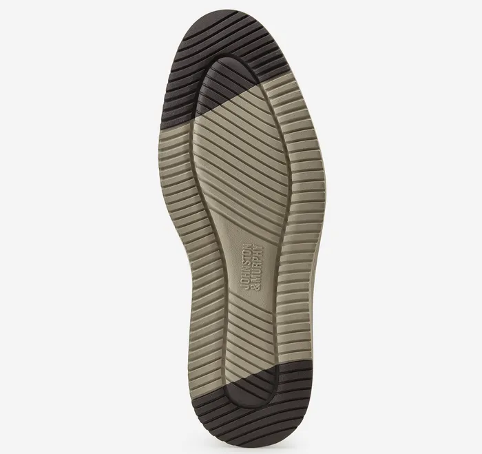 Men Upton Plain Toe Dark Brown Nubuck Shoes Johnston and Murphy