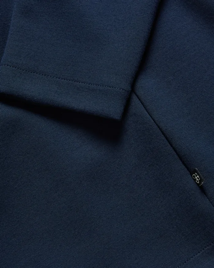 Men VELLER 8211 Long Sleeve Half Zip Jumper Navy Ted Baker Tops