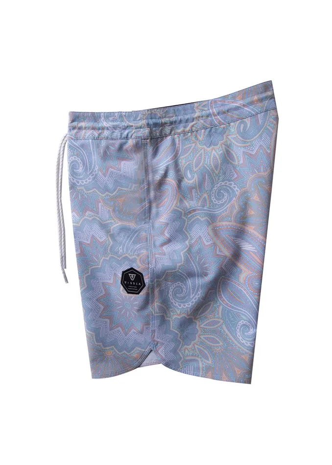 Men Vissla Hazy Paisley 1758243 Boardshort Heritage Blue Boardshorts Men Vissla Hazy Paisley 1758243 Boardshort Heritage Blue Boardshorts