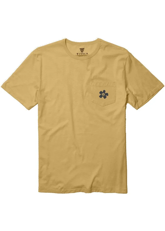 Men Waterlogged Organic Pkt Tee Ale Premium Tees Vissla
