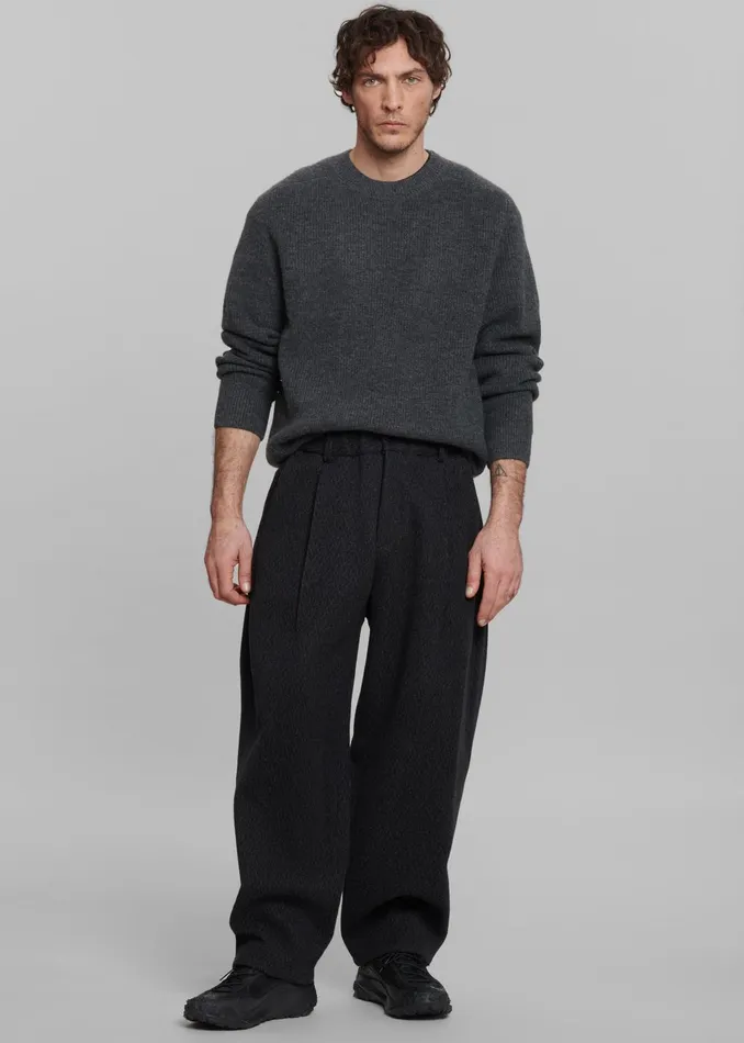 MenWomen Emory Sweater 8211 Charcoal The Frankie Shop Knitwear