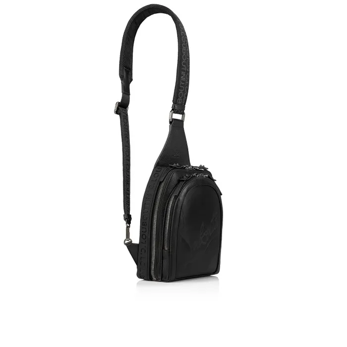 MenWomen Loubifunk Backpack 8211 Calf Leather 8211 Black Christian Louboutin Crossbody Bags