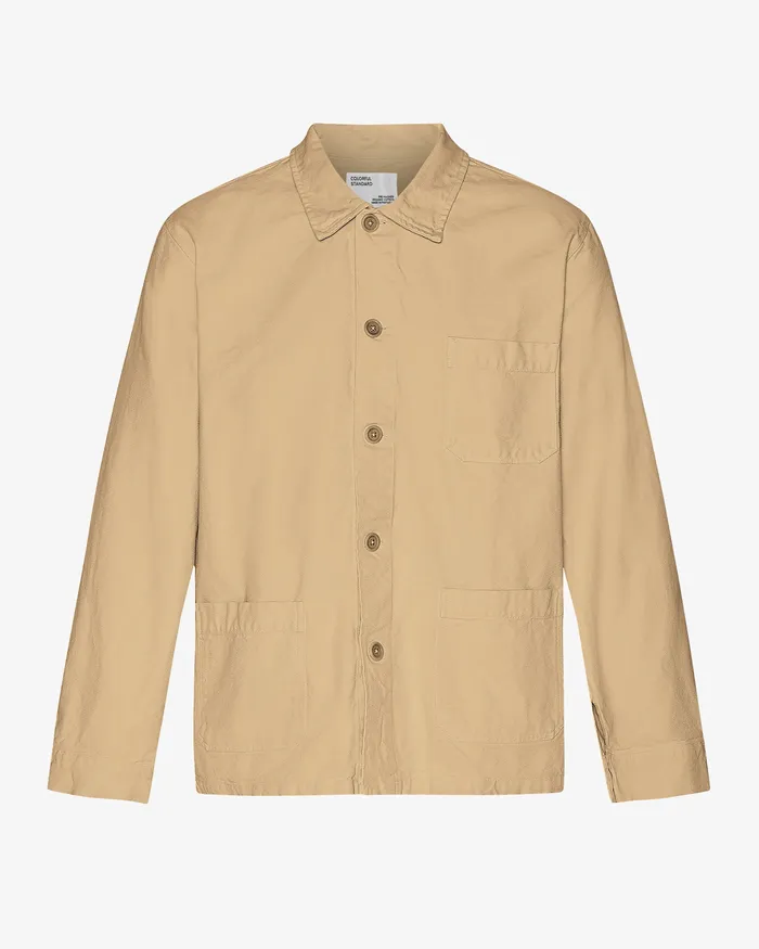 Men Workwear Jackets Colorfulstandard Organic Workwear Jacket 8211 Desert Khaki