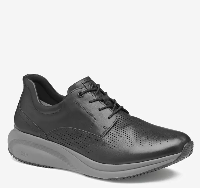 Men XC4 TR3Luxe Hybrid Black Waterproof Full Grain LaceUps Johnston and Murphy