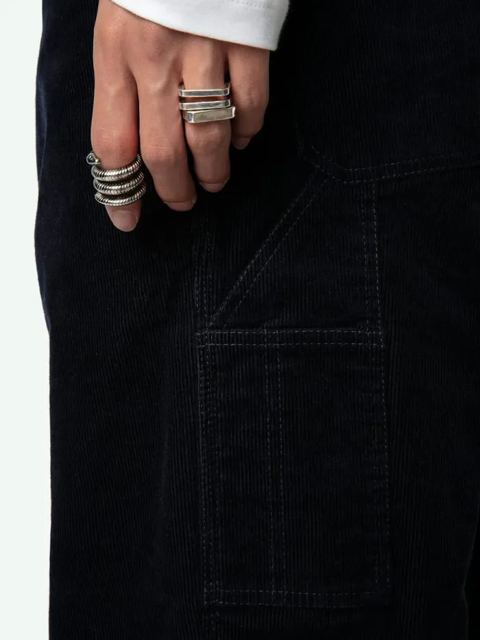 Men Zadig and Voltaire Pants and Shorts Pio Velvet Pants Encre Men Zadig and Voltaire Pants and Shorts Pio Velvet Pants Encre