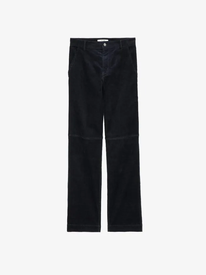 Men Zadig and Voltaire Pants and Shorts Pio Velvet Pants Encre Men Zadig and Voltaire Pants and Shorts Pio Velvet Pants Encre