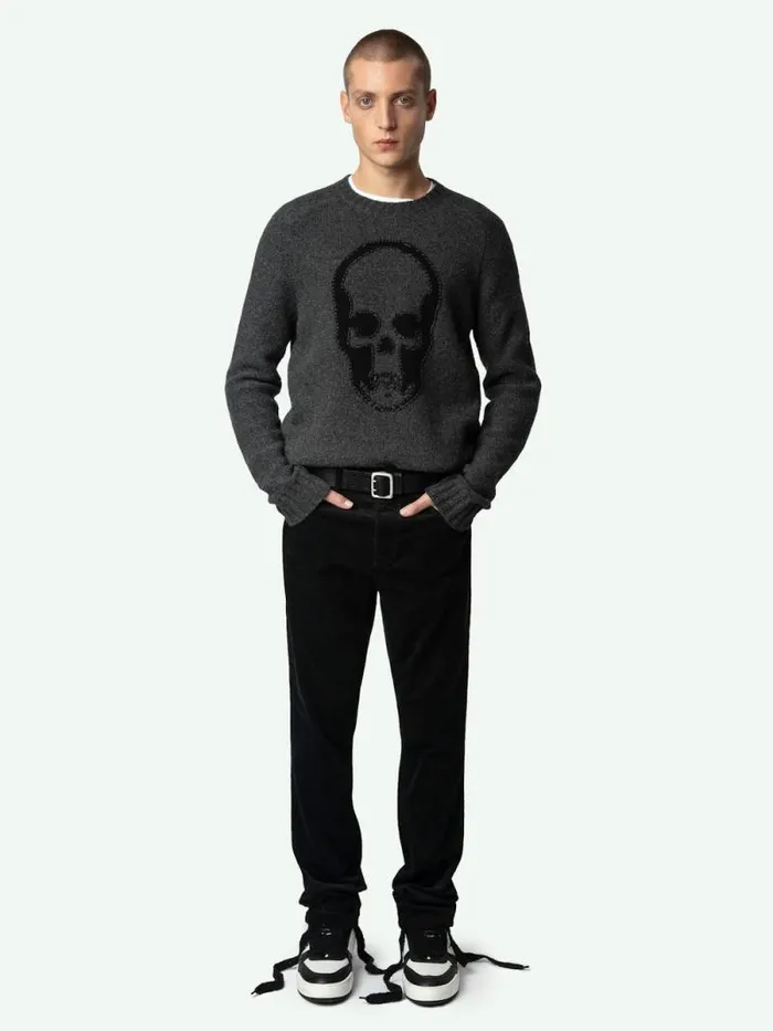 Men Zadig and Voltaire Pants and Shorts Steeve Velvet Pants Black