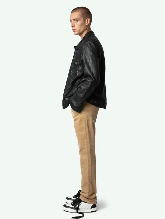 Men Zadig and Voltaire Pants and Shorts Steeve Velvet Pants Erable