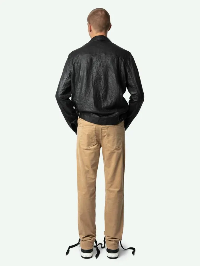 Men Zadig and Voltaire Pants and Shorts Steeve Velvet Pants Erable