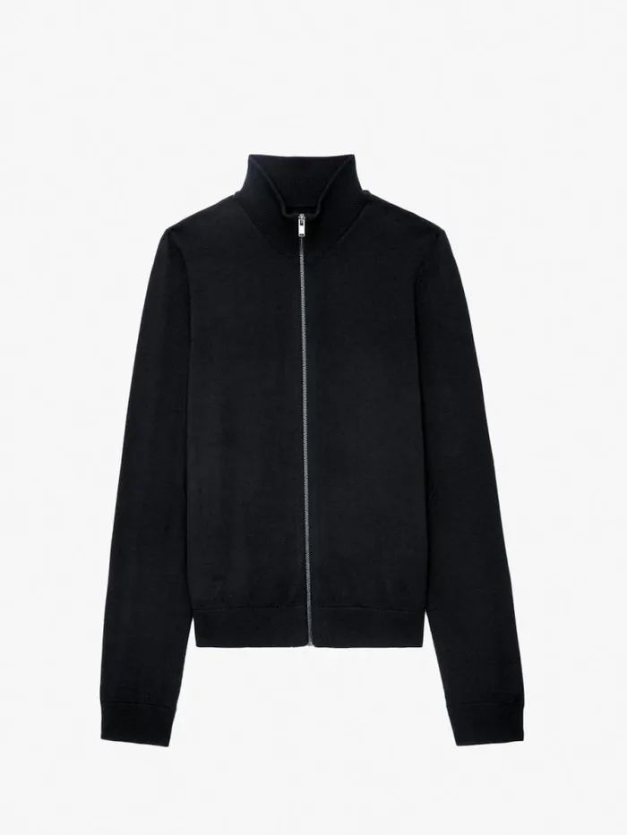 Men Zadig and Voltaire Sweaters and Cardigans Charly Studio Cardigan Nightmare Men Zadig and Voltaire Sweaters and Cardigans Charly Studio Cardigan Nightmare