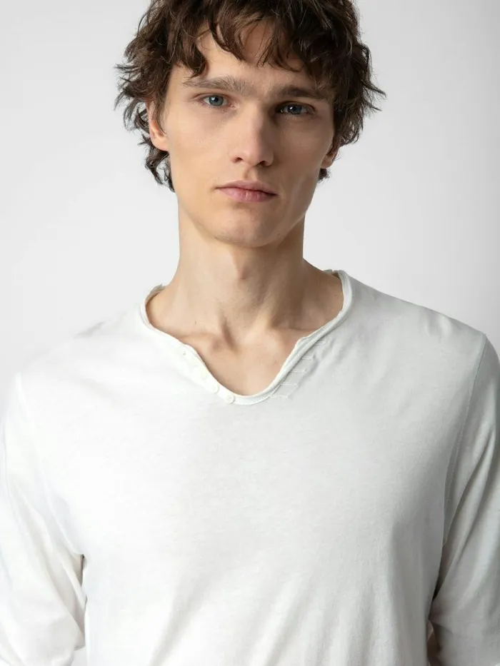 Men Zadig and Voltaire TShirts Monastir Henley Tshirt Judo Men Zadig and Voltaire TShirts Monastir Henley Tshirt Judo