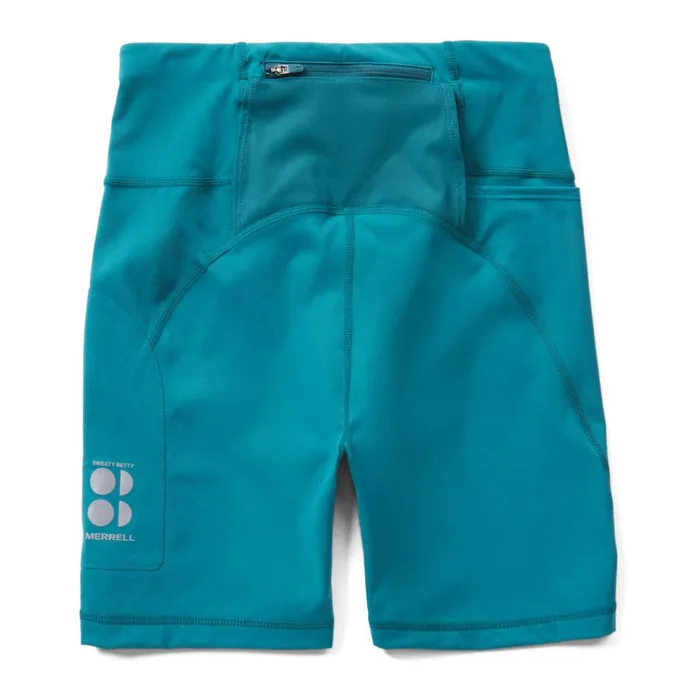 Merrell Ascend Power Cargo Short X Sweaty Betty Cabin Blue Women Bottoms