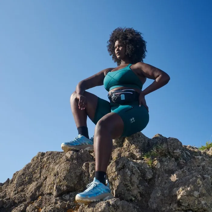 Merrell Ascend Power Cargo Short X Sweaty Betty Cabin Blue Women Bottoms