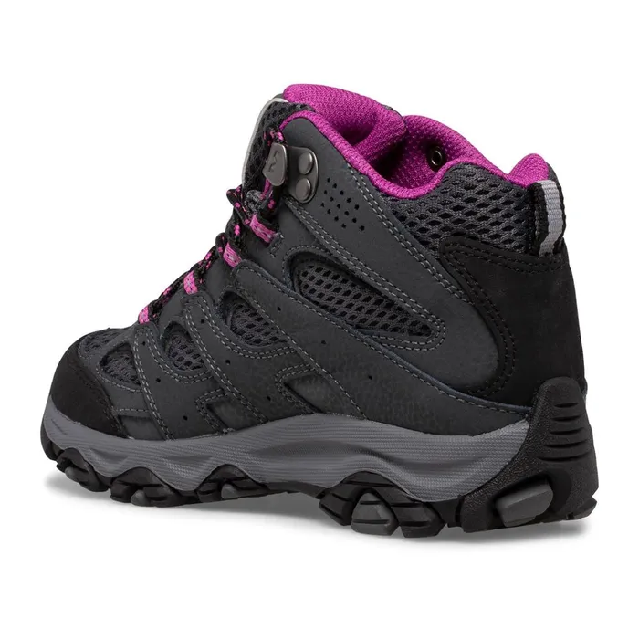Merrell Big Moab 3 Mid Waterproof Boot Graniteberry Kids Boots