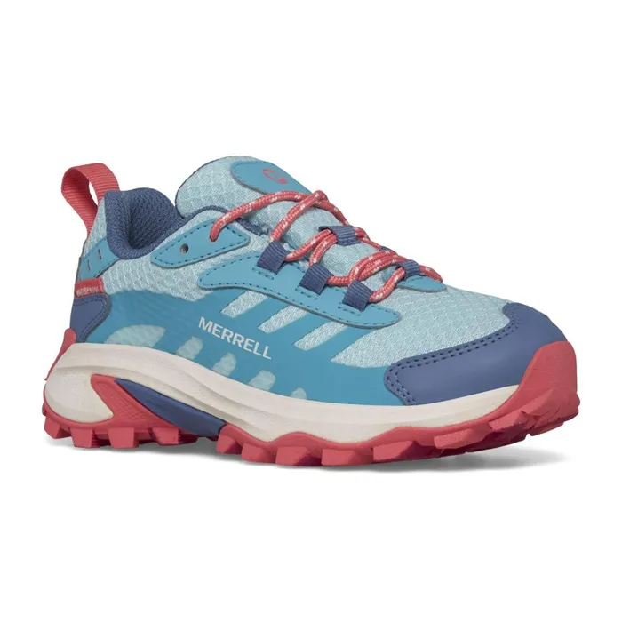 Merrell Big Moab Speed 2 Low Waterproof Turquoisecoral Kids Sneakers