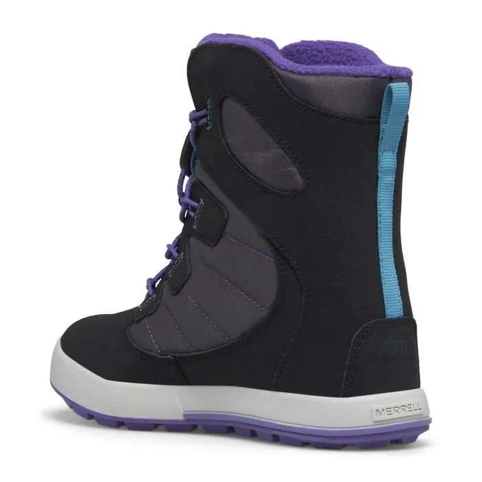 Merrell Big Snow Bank 40 Waterproof Boot Blackpurpleturquoise Kids Winter Boots