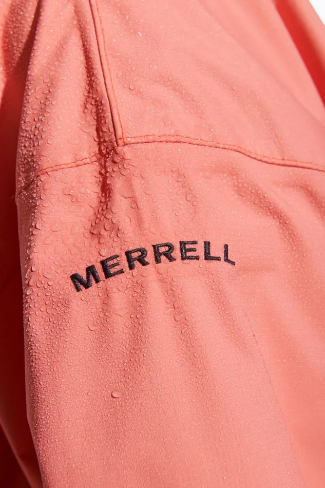 Merrell Fallon Rain Jacket Black Women Outerwear