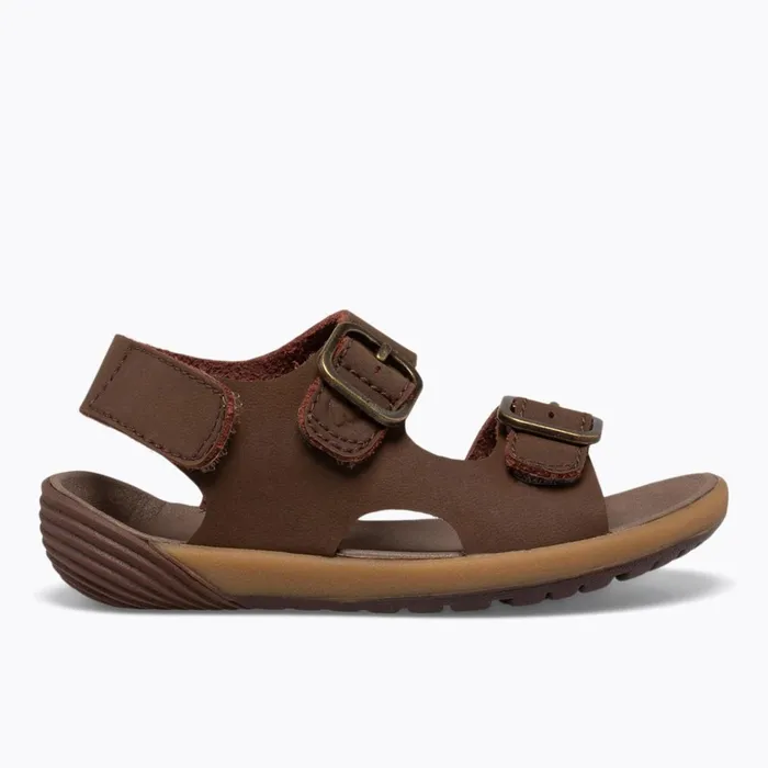Merrell Little Bare Steps Sandal Brown Kids Sandals