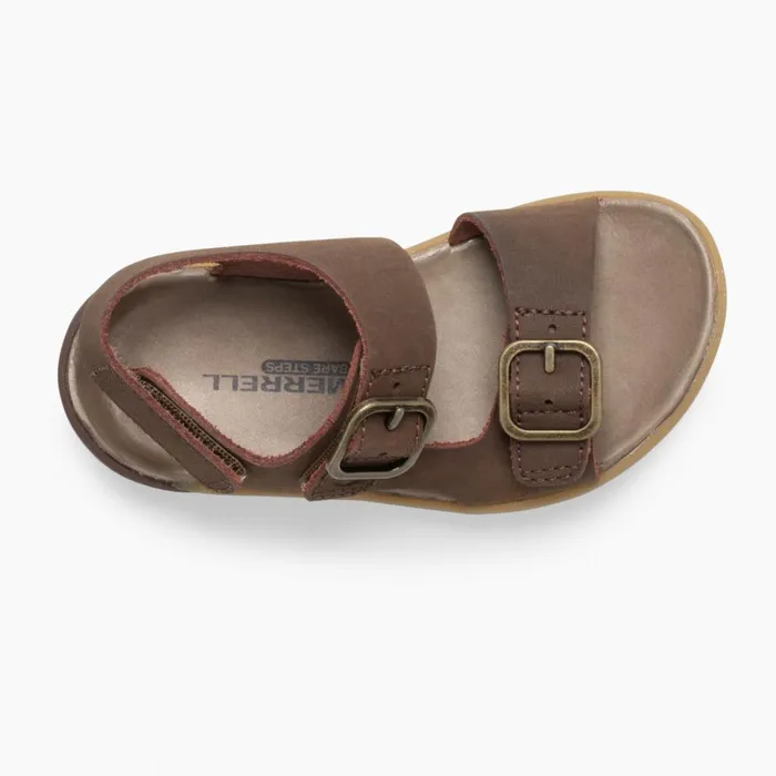Merrell Little Bare Steps Sandal Brown Kids Sandals