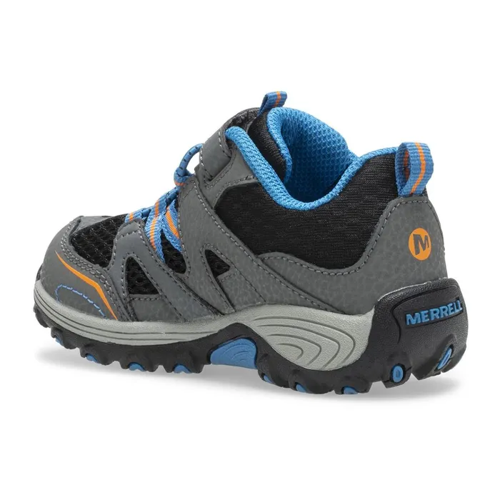 Merrell Little Trail Chaser Jr Shoe Greyblack Kids Easy On Easy Off