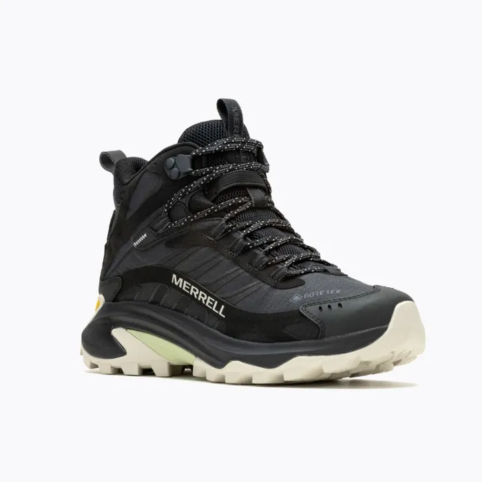 Merrell Moab Speed 2 Mid GoreTex Wide Width Black Women Wide Widths