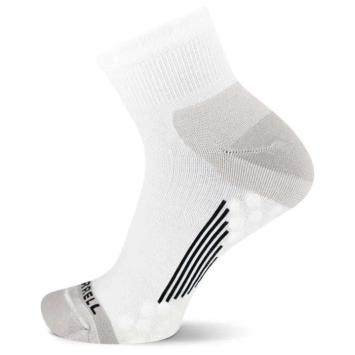 Merrell Retrail 100 Recycled Quarter Sock White MenWomen Socks