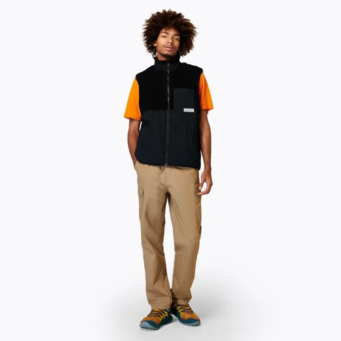 Merrell Sherpa Mixup Vest Black Men Tops